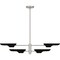 Quoizel Leoni Linear Chandelier 4 Lights Brushed Nicke LOI444BN - alternate 6